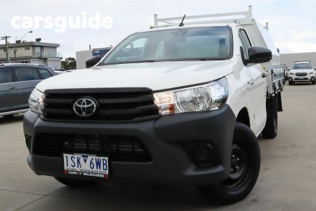 White 2020 Toyota Hilux Cab Chassis Workmate