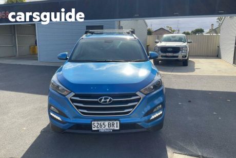 Blue 2017 Hyundai Tucson Wagon Active R-Series (fwd)