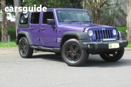 Blue 2017 Jeep Wrangler Unlimited Softtop Sport (4X4)