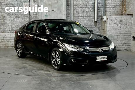 Black 2018 Honda Civic Sedan VTI-LX