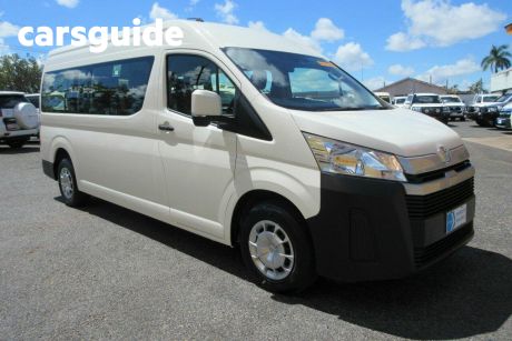 White 2020 Toyota HiAce Commercial Commuter High Roof Super LWB