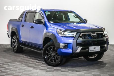 Blue 2022 Toyota Hilux Double Cab Pick Up Rogue (4X4)