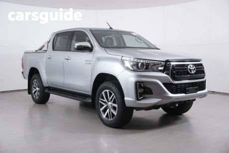Silver 2018 Toyota Hilux Double Cab Pick Up SR5+ (4X4)