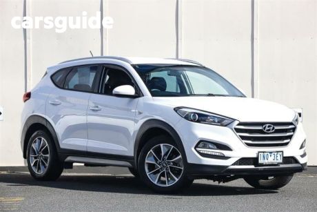 White 2018 Hyundai Tucson Wagon Active X