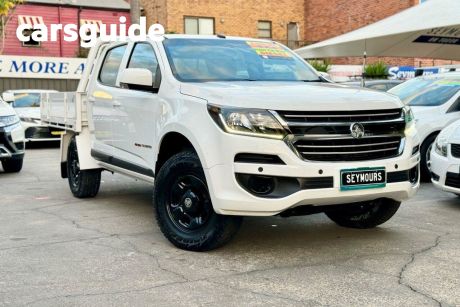 White 2018 Holden Colorado Ute Tray RG LS Cab Chassis Crew Cab 4dr Spts Auto 6sp 2.8DT MY19