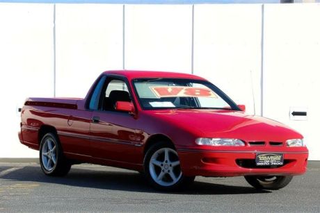 Red 1996 Holden Commodore Utility S