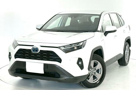 White 2023 Toyota RAV4 Wagon GX (awd) Hybrid