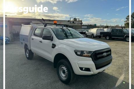 White 2016 Ford Ranger Crew Cab Chassis XL 3.2 (4X4)