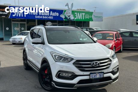 White 2016 Hyundai Santa FE Wagon SR DM