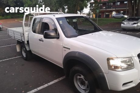 White 2008 Ford Ranger Super Cab Chassis XL (4X2)