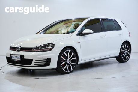 White 2015 Volkswagen Golf Hatchback GTI Performance