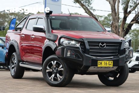 Red 2021 Mazda BT-50 Dual Cab Pick-up GT (4X4)