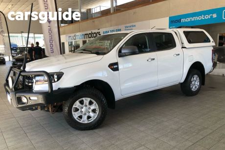 White 2020 Ford Ranger Ute Tray PX MkIII MY20.25 XLS Pick-up Double Cab 4dr Spts Auto 6sp, 4