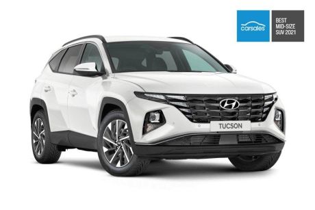 White 2024 Hyundai Tucson Wagon Elite (fwd)