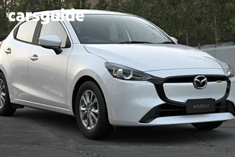 White 2024 Mazda Mazda2 Hatchback G15 Pure