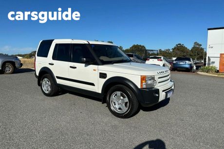 White 2005 Land Rover Discovery 3 Wagon SE