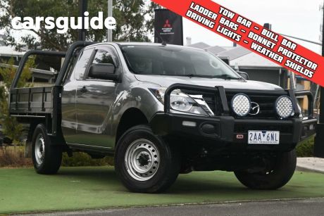 Silver 2018 Mazda BT-50 Freestyle Cab Chassis XT (4X4)
