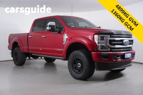 Red 2023 Ford F250 Ute Tray