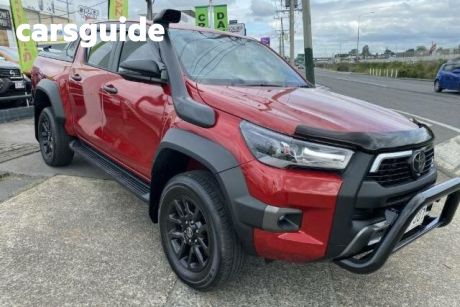 Red 2023 Toyota Hilux Double Cab Pick Up Rogue (4X4) 6 Speaker