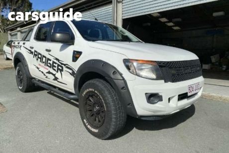 White 2013 Ford Ranger Crew Cab Chassis XL 2.2 HI-Rider (4X2)