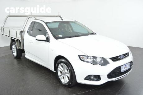 White 2013 Ford Falcon Cab Chassis XR6 (lpi)
