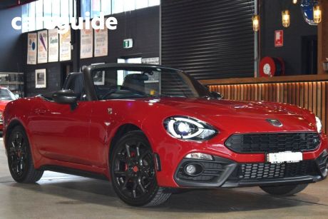 Red 2016 Abarth 124 Roadster Spider