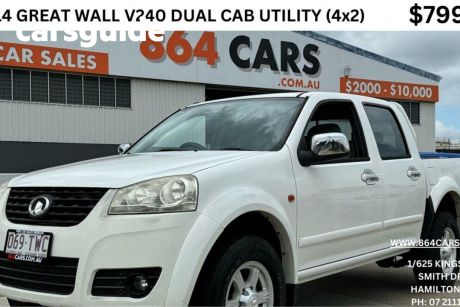 White 2014 Great Wall V240 Dual Cab Utility (4X2)
