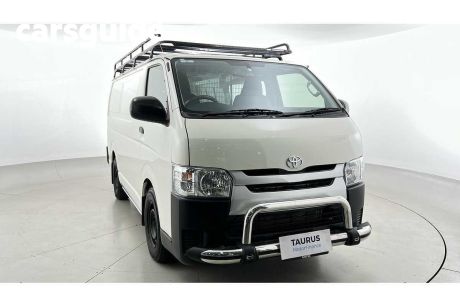 White 2017 Toyota HiAce Van LWB