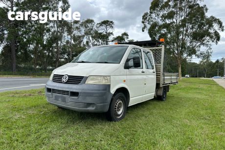 White 2007 Volkswagen Transporter Dual Cab Chassis (LWB)
