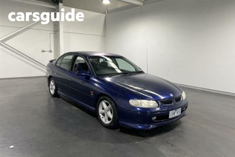 Blue 1998 Holden Commodore Sedan S