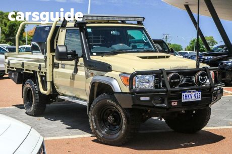Beige 2021 Toyota Landcruiser 70 Series Cab Chassis GXL