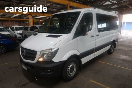 White 2017 Mercedes-Benz Sprinter Commercial 319CDI Low Roof MWB 7G-Tronic