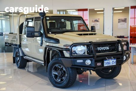Beige 2021 Toyota Landcruiser 70 Series Cab Chassis GXL