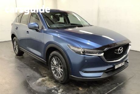 Blue 2017 Mazda CX-5 Wagon Touring (4X4)