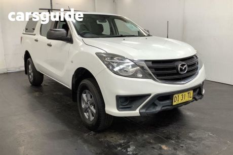 White 2018 Mazda BT-50 Dual Cab Utility XT (4X2) (5YR)