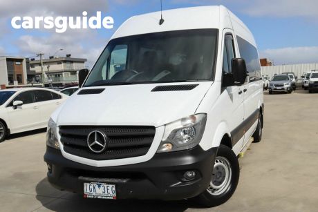 White 2016 Mercedes-Benz Sprinter Commercial 316CDI Low Roof MWB 7G-Tronic Transfer