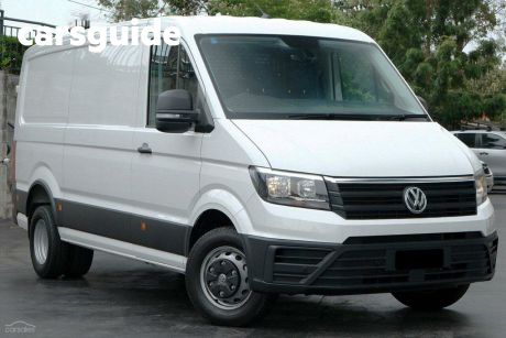 White 2024 Volkswagen Crafter Commercial 50 MWB TDI410