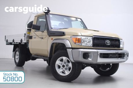 Beige 2022 Toyota Landcruiser 70 Series Cab Chassis GX