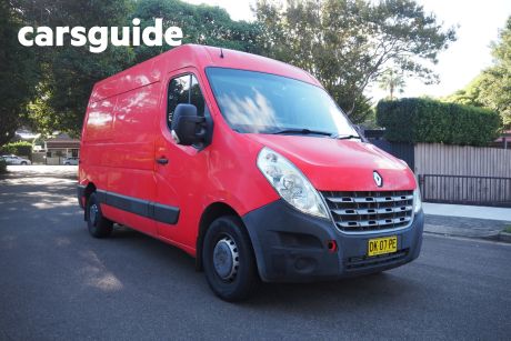 Red 2016 Renault Master Commercial