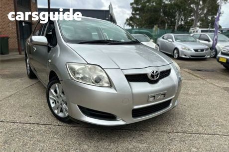 Silver 2007 Toyota Corolla Hatchback Ascent