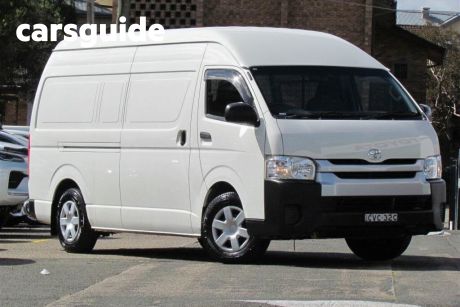 White 2014 Toyota HiAce Van Slwb