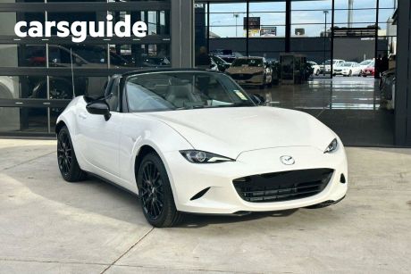 White 2024 Mazda MX-5 Convertible G20 Roadster GT RS