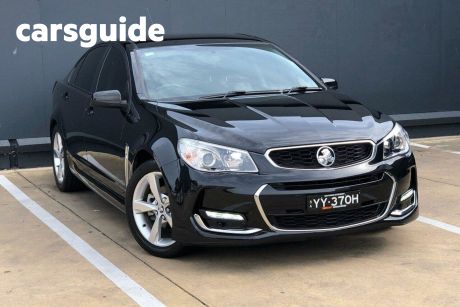 Black 2015 Holden Commodore Sedan SV6