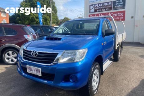 Blue 2011 Toyota Hilux Cab Chassis SR (4X4)