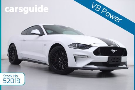 White 2018 Ford Mustang Coupe Fastback GT 5.0 V8