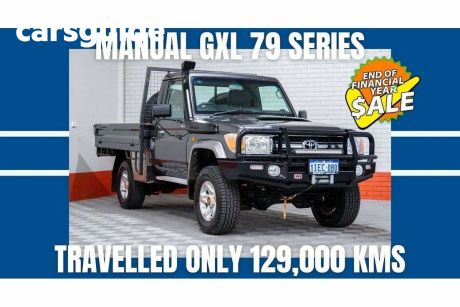 Grey 2012 Toyota Landcruiser Cab Chassis GXL (4X4)