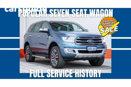 Blue 2019 Ford Everest Wagon Titanium (4WD 7 Seat)