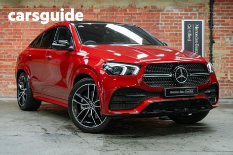 Red 2023 Mercedes-Benz GLE Coupe 450 4Matic (hybrid)