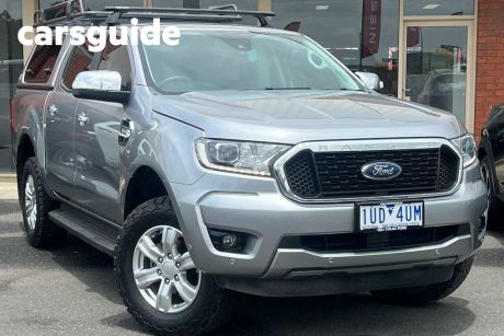 Silver 2021 Ford Ranger Double Cab Pick Up XLT 2.0 (4X4)