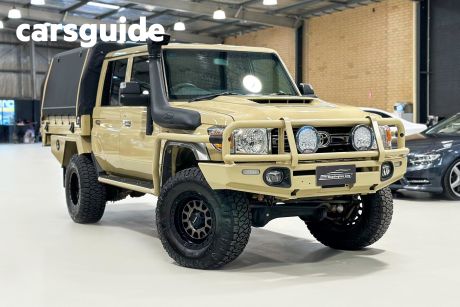 Brown 2020 Toyota Landcruiser 70 Series Double Cab Chassis GXL